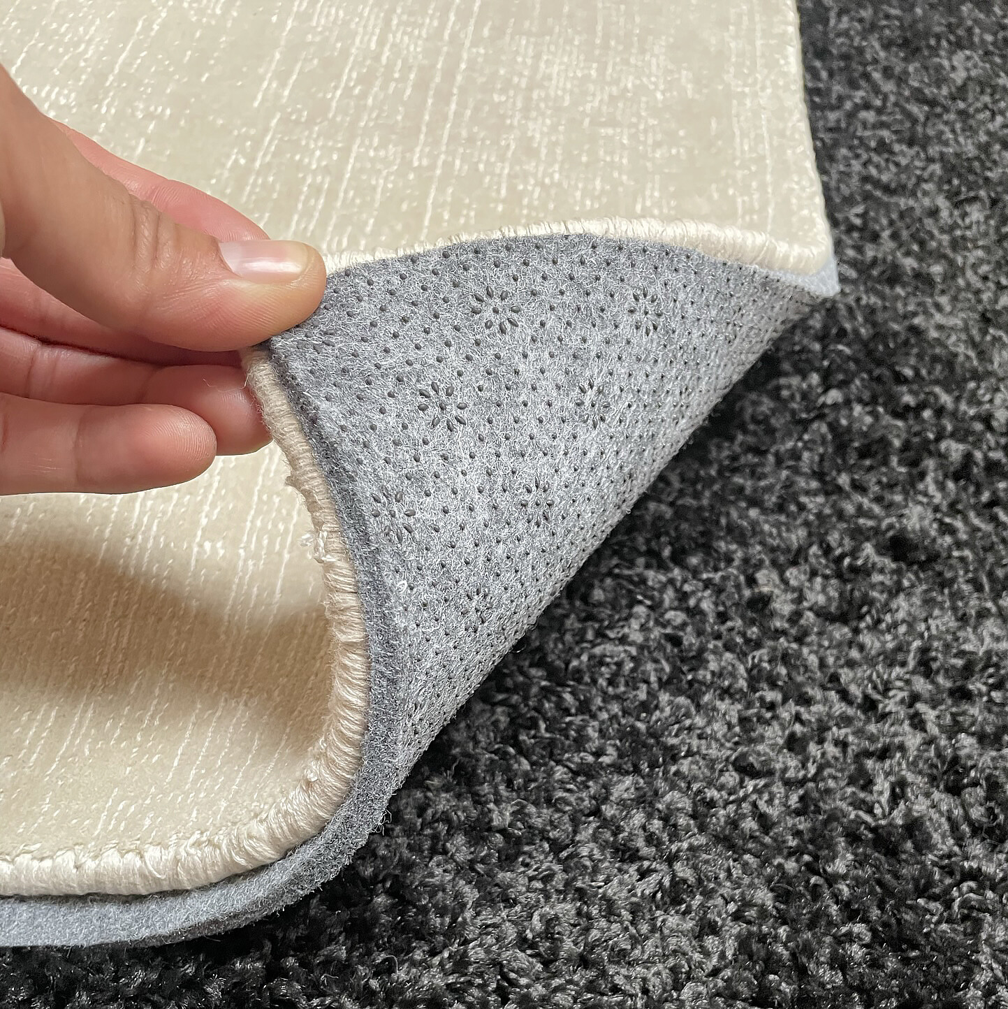 1/3" Thick - Plush Soft Premium Non-slip Reduce Noise Carpet Mat Rug Pad gallery