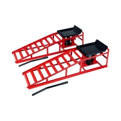 5 Ton (11000 lbs) Capacity Hydraulic Low Profile Car Ramps with Pin Lock, 10….