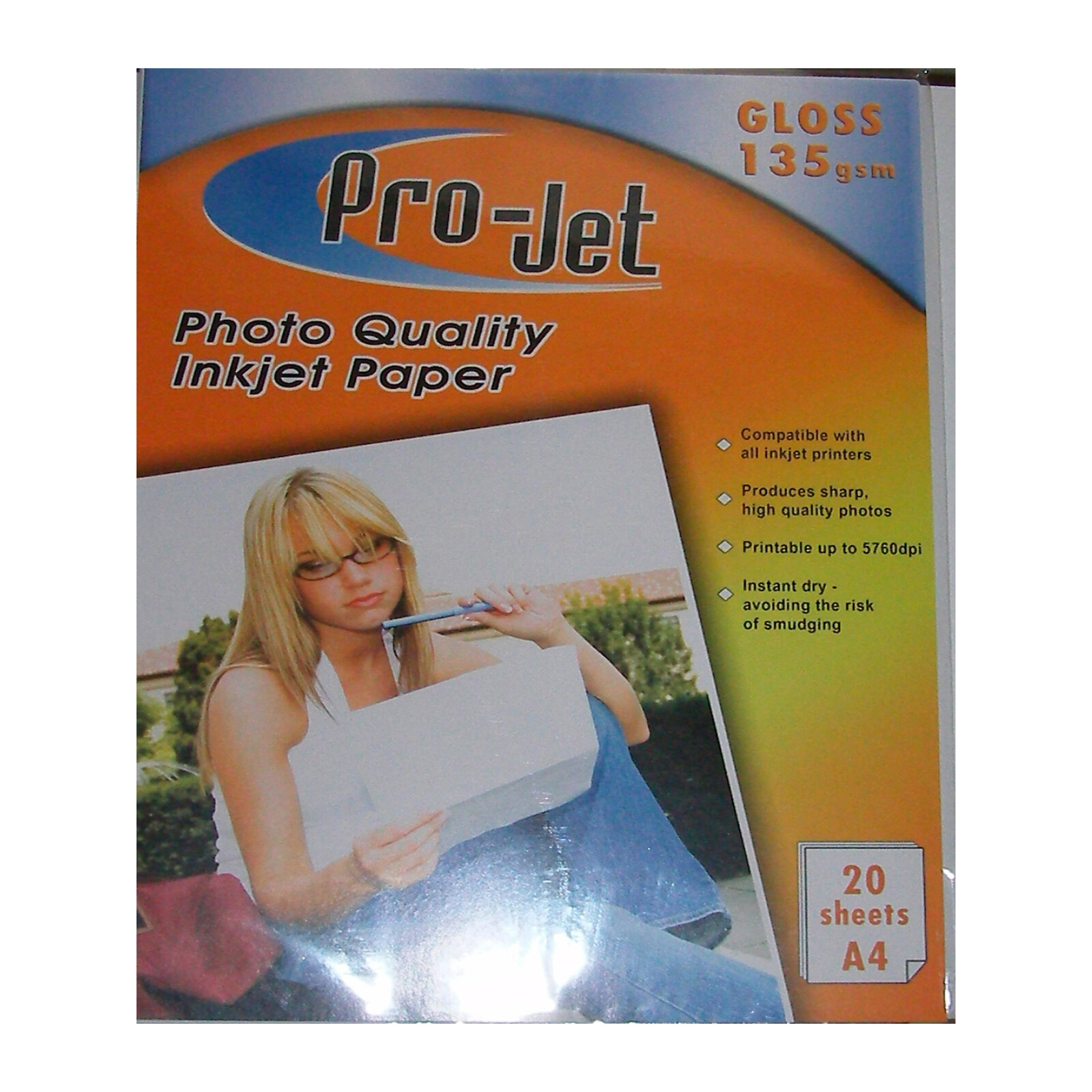 20 Sheets Projet A4 135gsm Gloss Photo Paper gallery