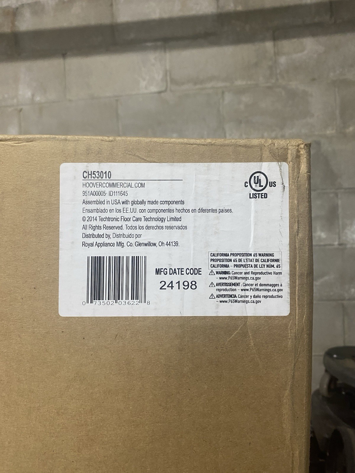 Hoover CH53010 Commercial TaskVacuum Bagless Upright Lightweight Vacuum gallery