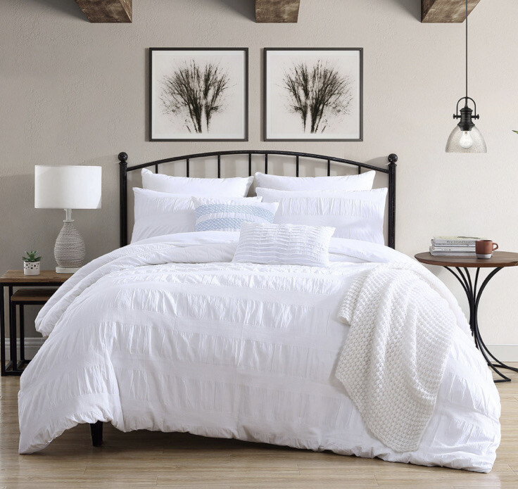 Swift Home 3 PC duvet cover set white gallery
