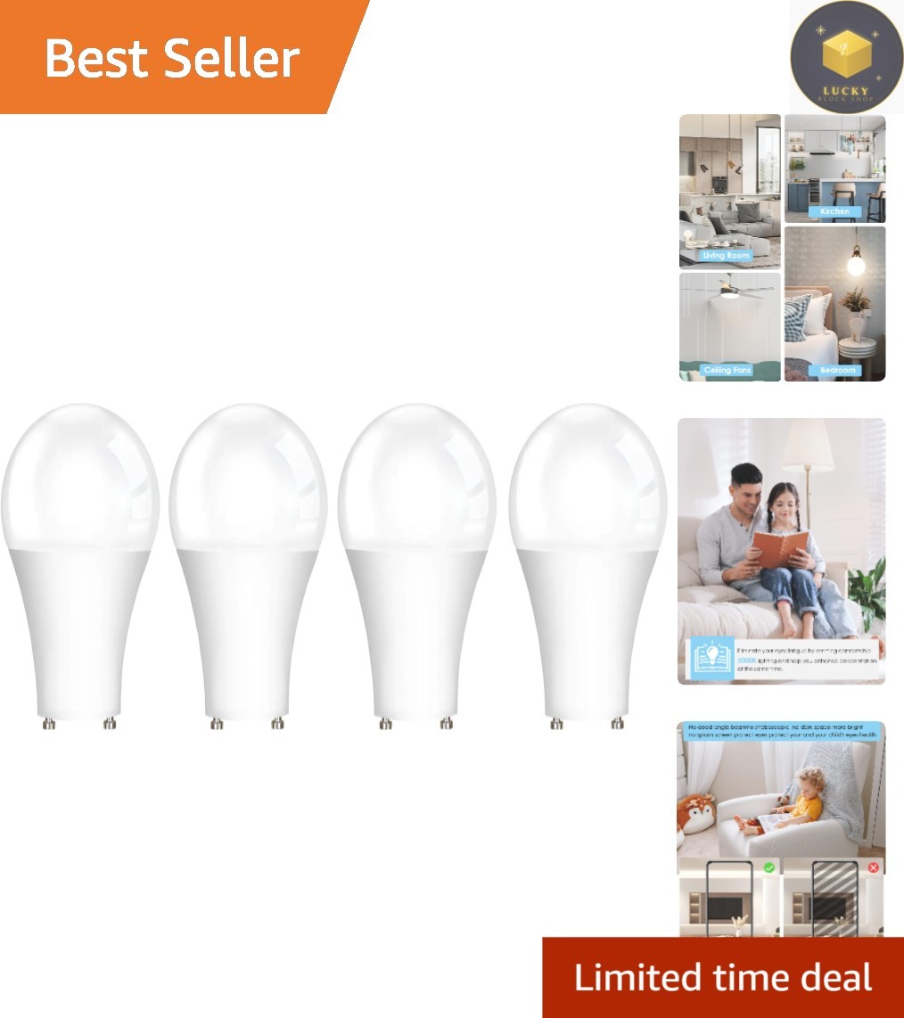 Bright 5000K GU24 LED Bulbs, 9W, 1100 Lumens – Easy Twist & Lock Installation gallery