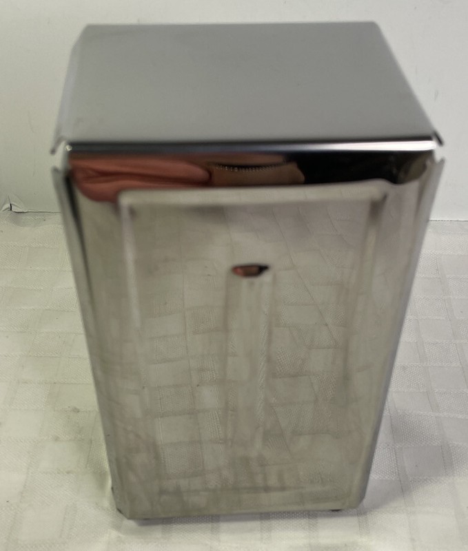 TableCraft 221 S/S Full-Size Double Sided Napkin Dispenser gallery