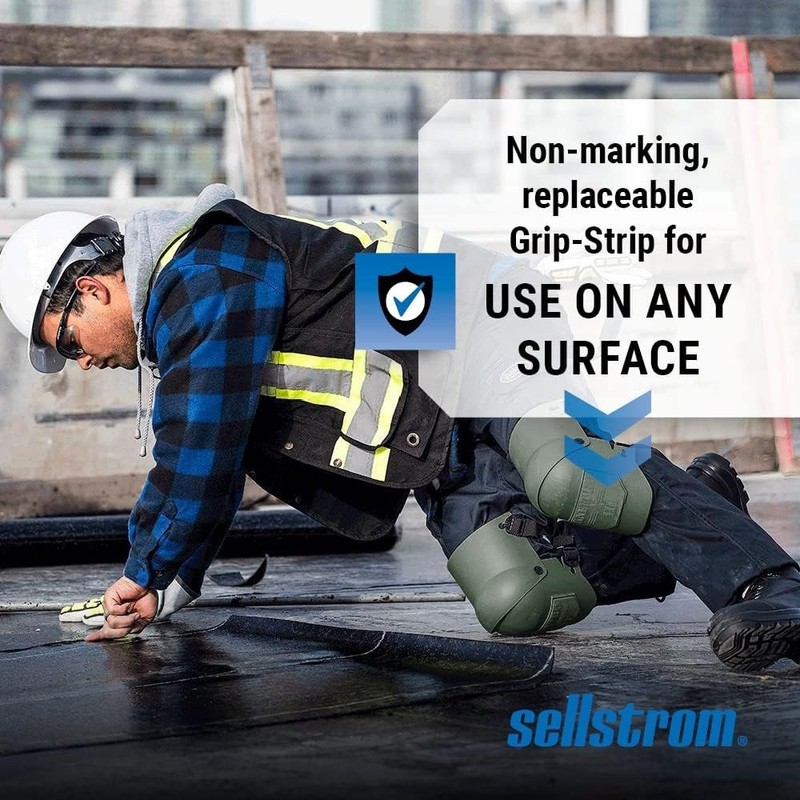 GREEN Carpenter Construction Flooring Roofing Gardening Flex Work Knee Pads gallery
