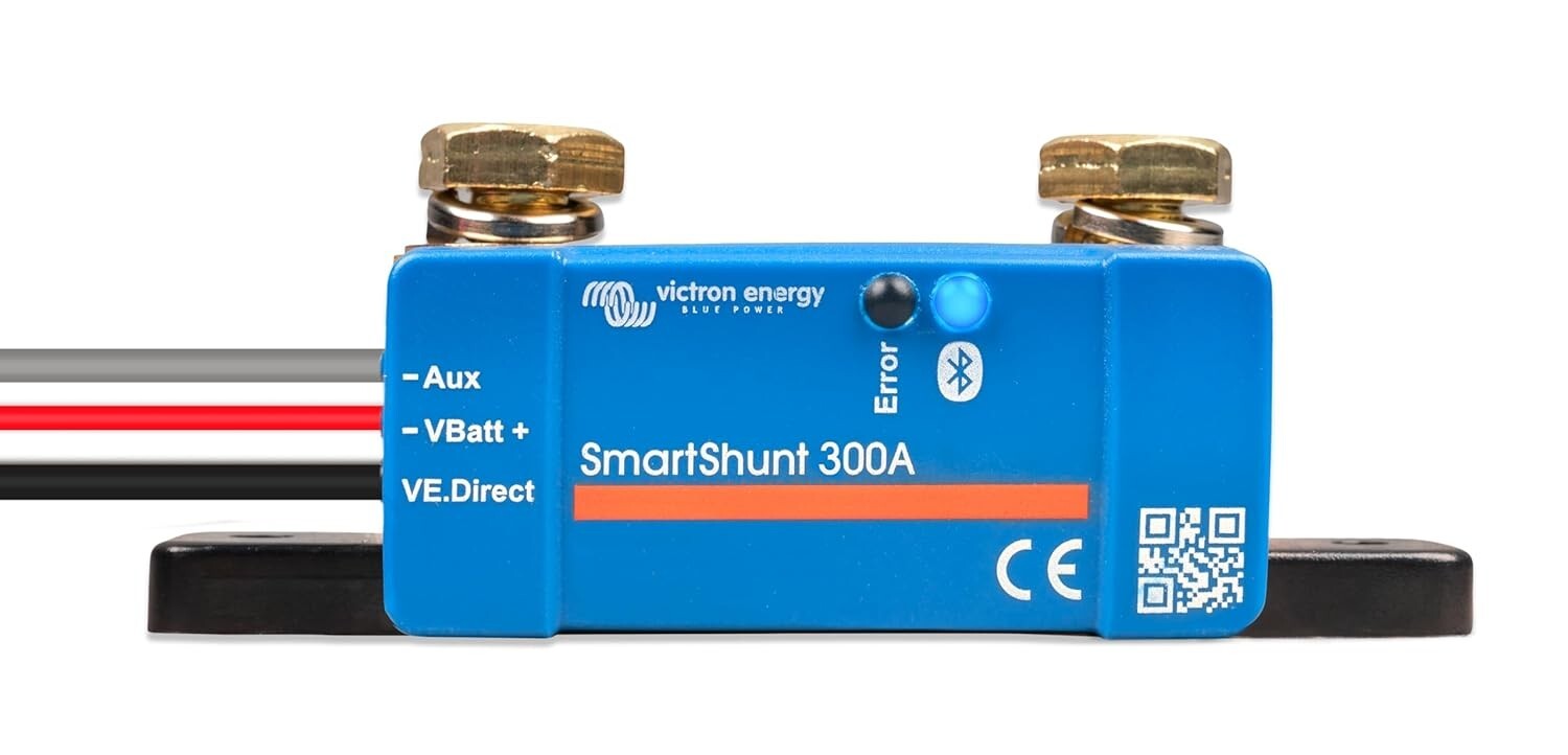 Victron SmartShunt 300A IP65 - Bluetooth Battery Monitor - Water/Dust Resistant gallery