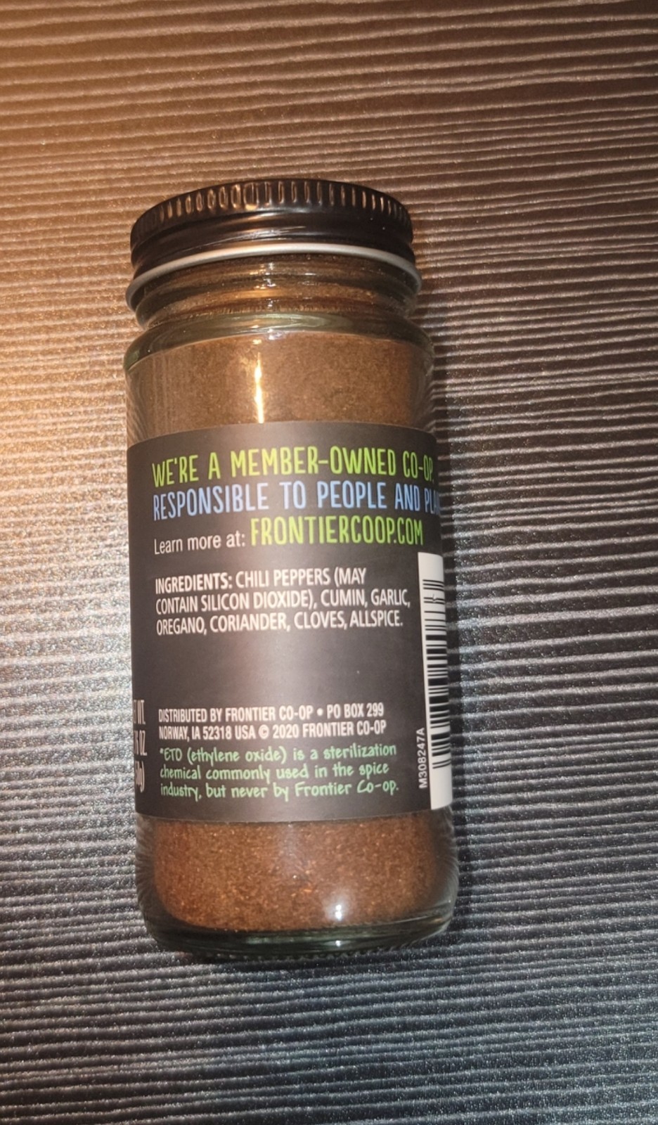 Frontier Co-Op Chili Powder w/ Cumin Garlic & Oregano 1.76oz – 3 Pack – New gallery
