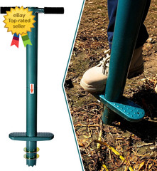Sod Plugger Bulb Planter Planting Tool Easy to Assemble Garden Trasnplanter with
