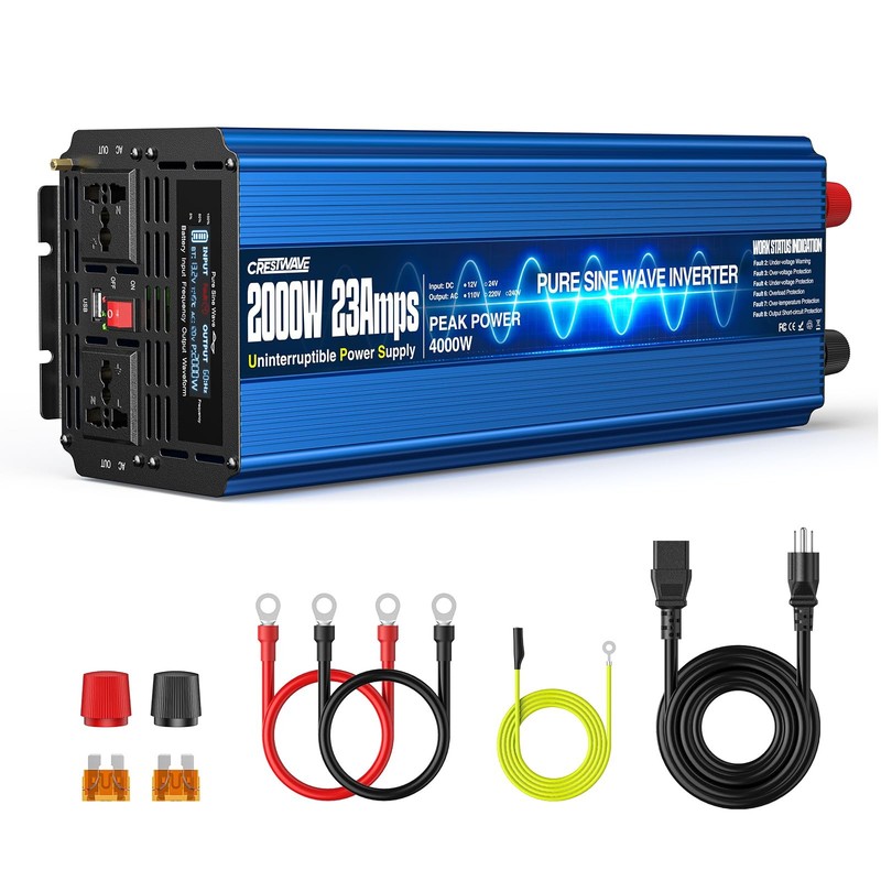 2000W Sump Pump Battery Backup System, Uninterruptible Power Source Inverter wit gallery