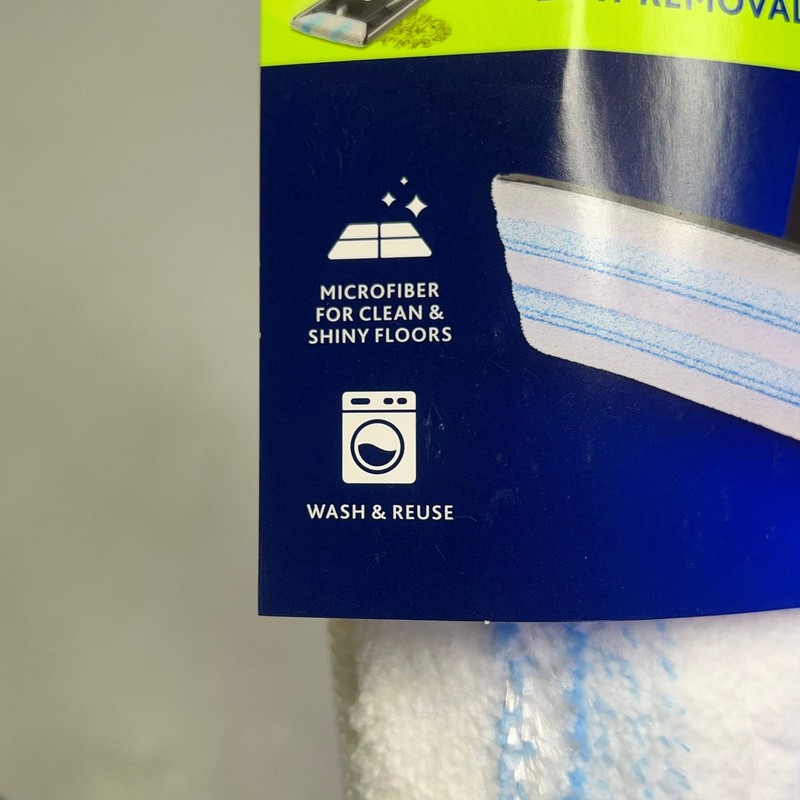 O-CEDAR (2 PACK, 2 HEADS EACH) H2prO Mop Heads 9.25" x 4.38" White 26-231 gallery