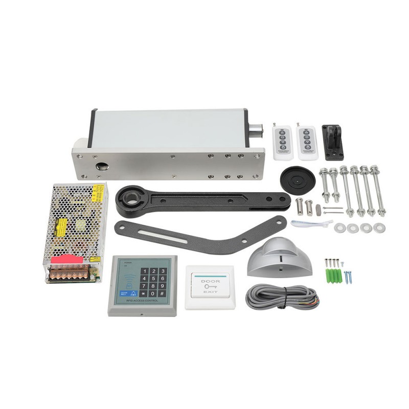 Automatic Electric Swing Door Opener Side-mounted Remote Controller+Push Button gallery
