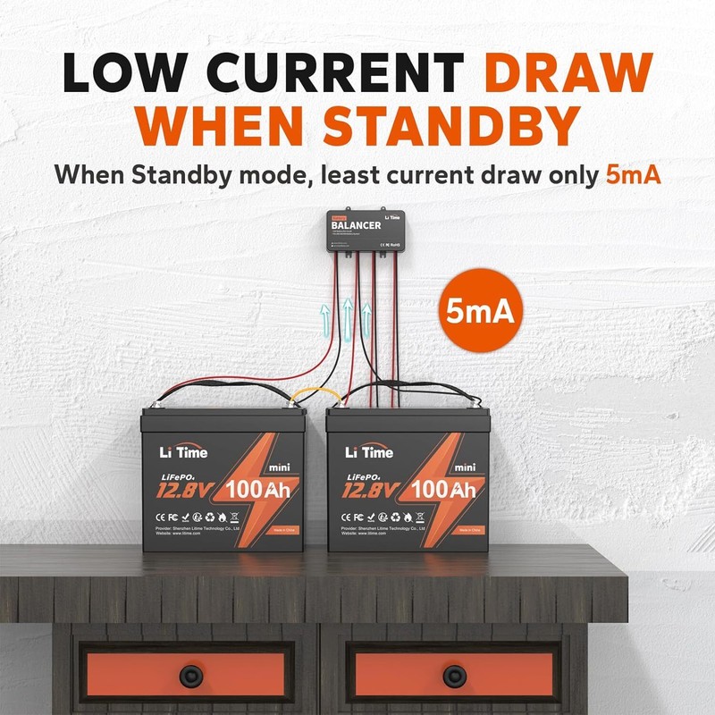LiTime Battery Equalizer Balancer for 24V/36V/48V Lead Acid Lithium Battery Bank gallery