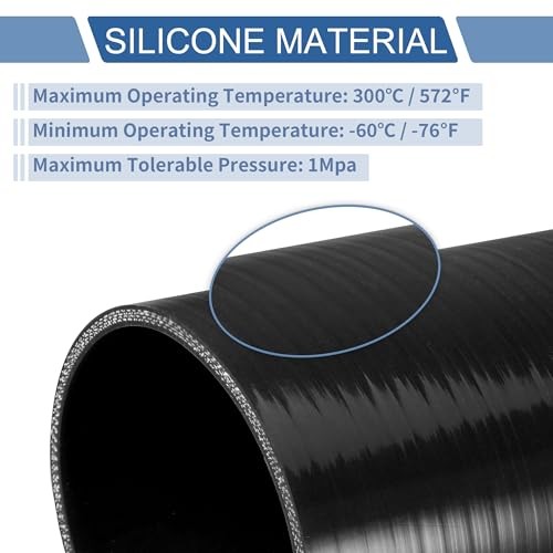 Red Silicone Hose - Straight Coupler 100mm/3.94" Length 0 60mm/2.36" ID - 1 Pcs gallery