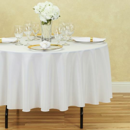 LinenTablecloth 90 in. Round Polyester Tablecloths, 33 Colors! Weddings & Events gallery