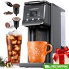 3-in-1 Coffee Maker Bold Brew Hot Iced 52oz Removable Reservoir 5 Cup Options US gallery