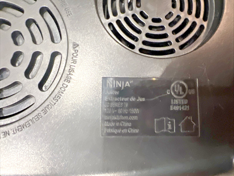 Ninja Cold Press Juicer Pro - Graphite (JC101) Base/Motor parts only gallery