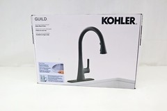 Kohler Guild K-R33912-BL Pull-Down Kitchen Sink Faucet 3-function Matte Black
