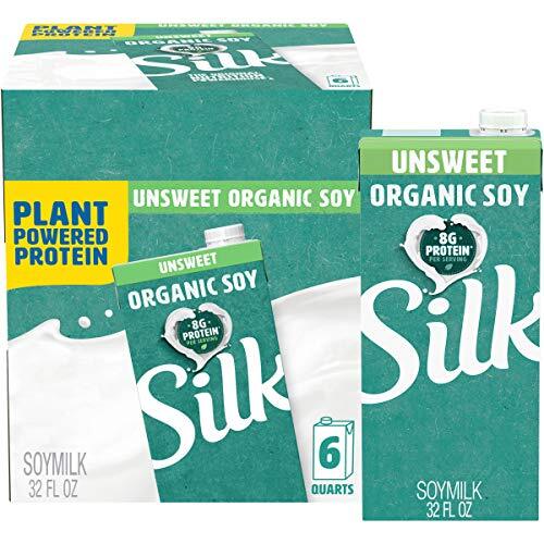 Silk Shelf-Stable Organic Soy Milk, Unsweetened, Dairy-Free, Vegan, Non-GMO gallery