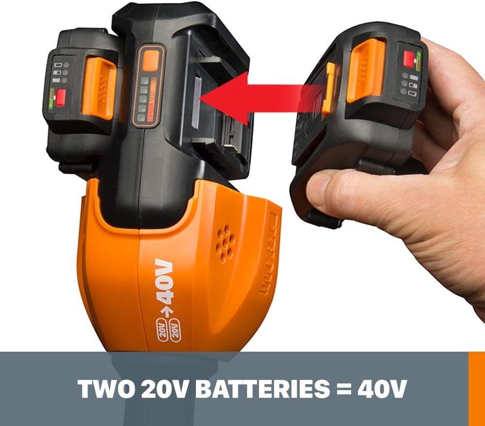 WORX WG184 40V String Trimmer Edger 13in 2 Battery Kit gallery