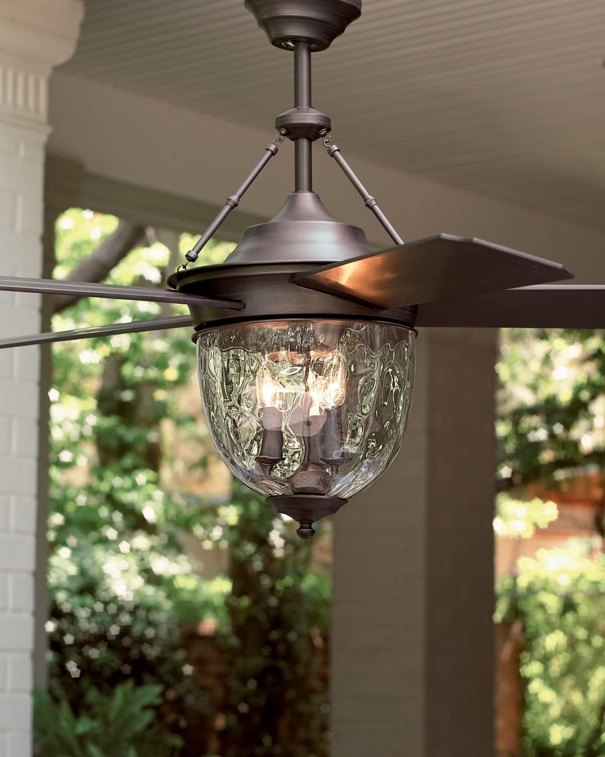 Litex E-KM52ABZ5LKRC Knightsbridge Collection 52" Indoor/Outdoor Ceiling Fan gallery