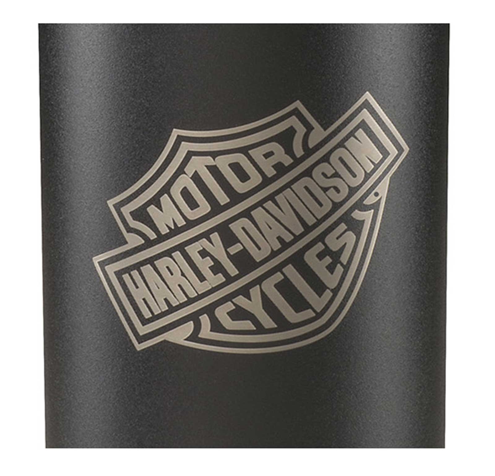 Harley-Davidson Bar & Shield Water Bottle, Double-Wall Stainless Steel - Black gallery