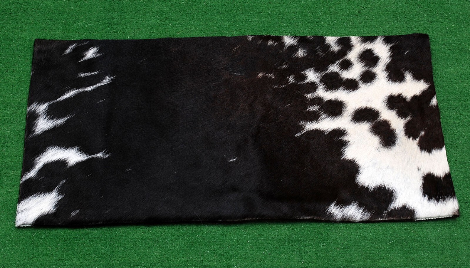 100% NEW COWHIDE LEATHER CUSHION COVER RUG COW HIDE HAIR (24" x 12") SA-8110 gallery