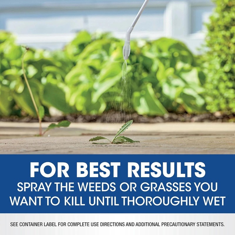 Roundup Weed & Grass Killer₄ Refill, Use in and Around Flower Beds 1.25 gal.... gallery