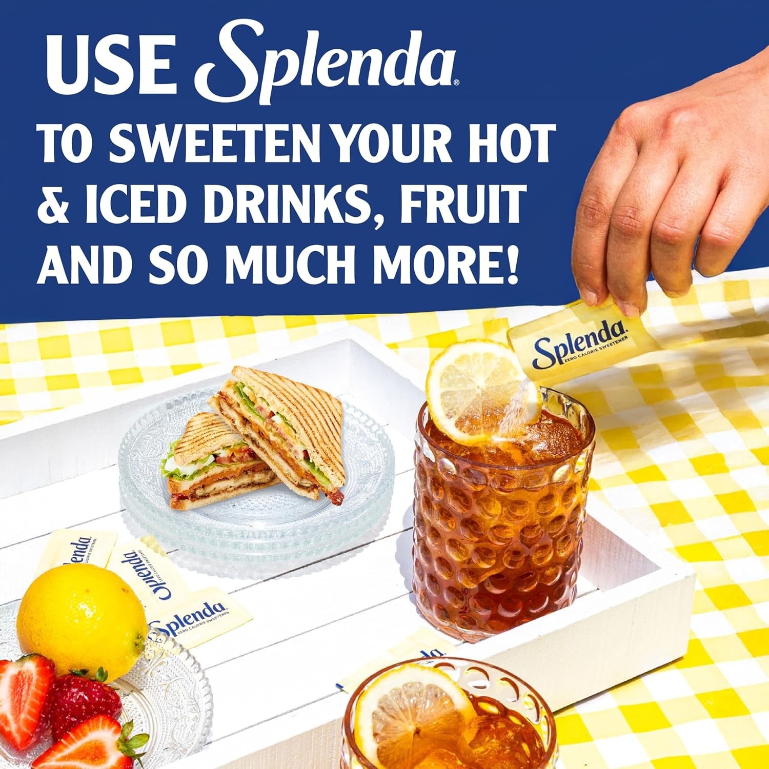 SPLENDA Zero Calorie Sweetener 200 Count Packets 7 oz Box gallery