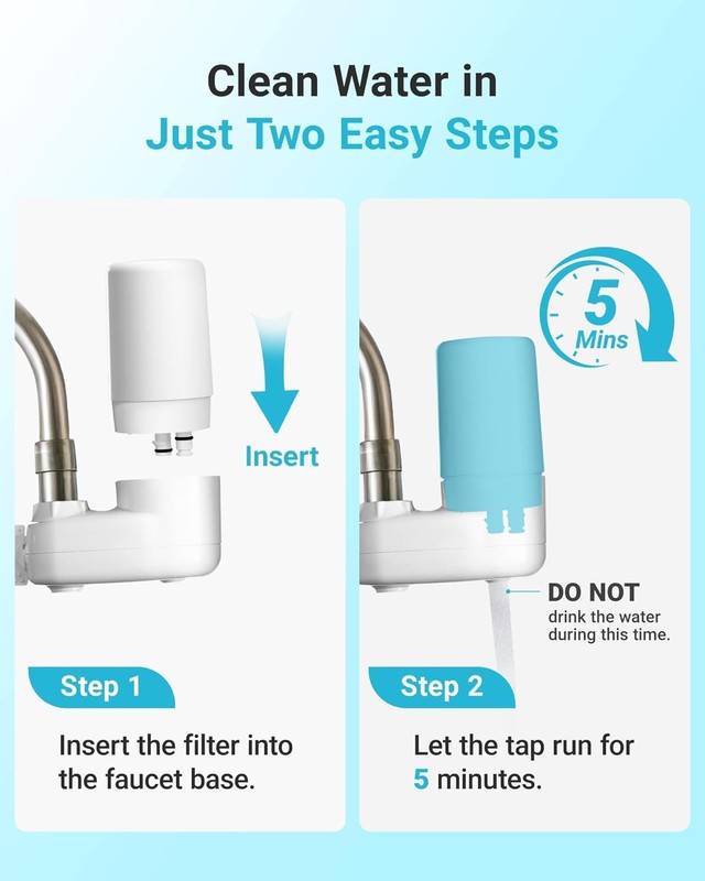 Replacement for Brita Faucet Filter, Brita 36311 On Tap Water Filtration System gallery