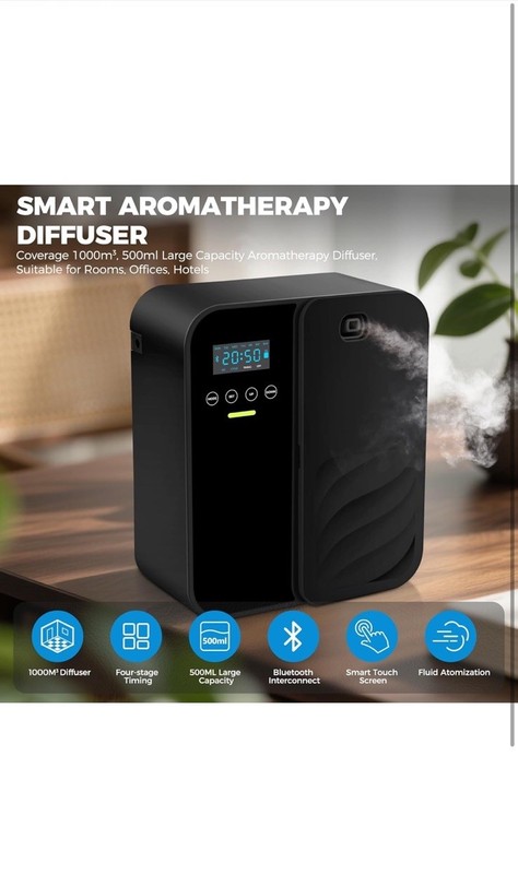 Smart Waterless Diffuser 5000 Sq.Ft 35DB 7 Day Timer & App Control NEW DENTED BO gallery