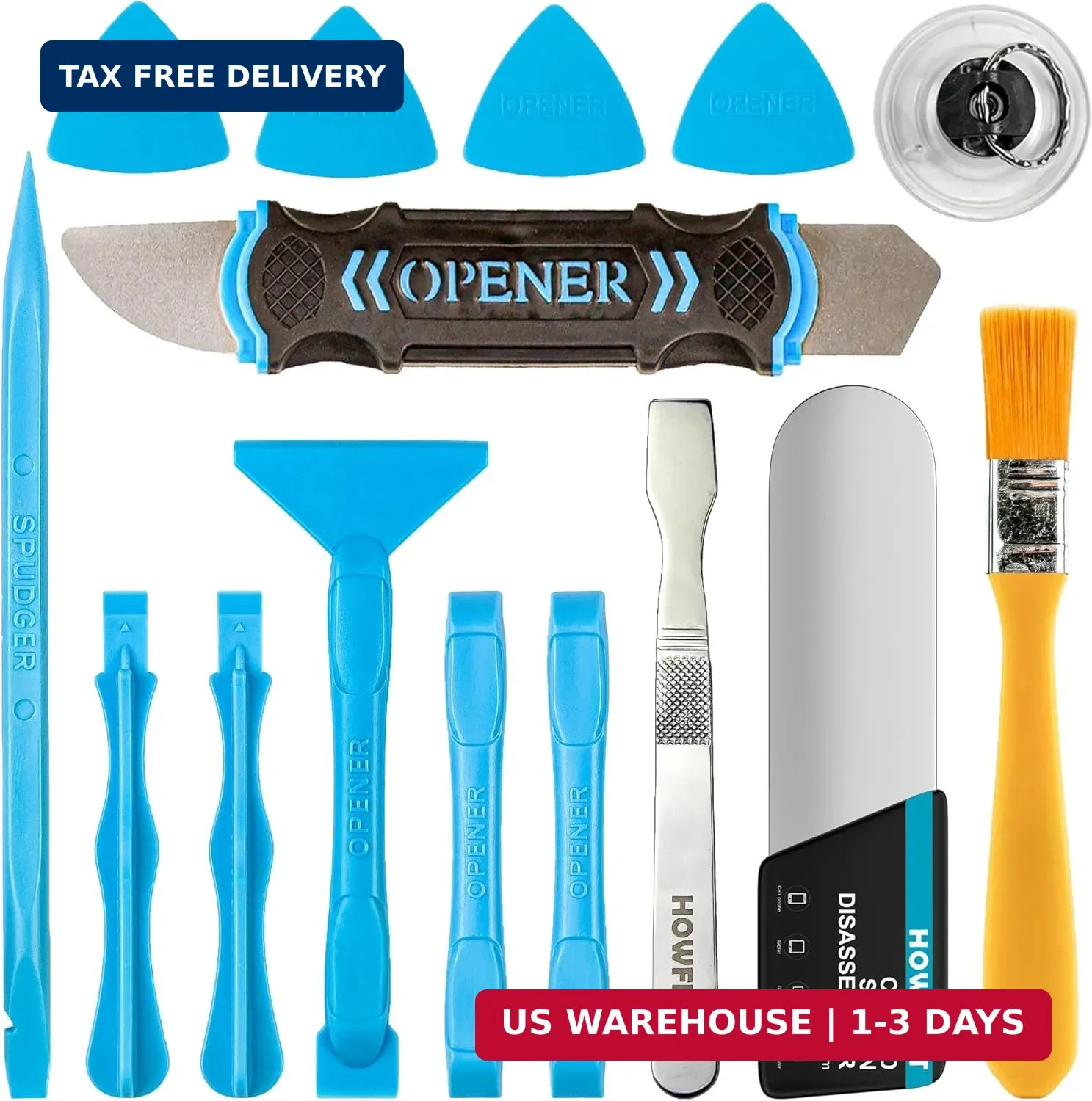 HowFixit 15-in-1 Electronics Opening Tool Kit, Professional Anti-Static Spudger gallery