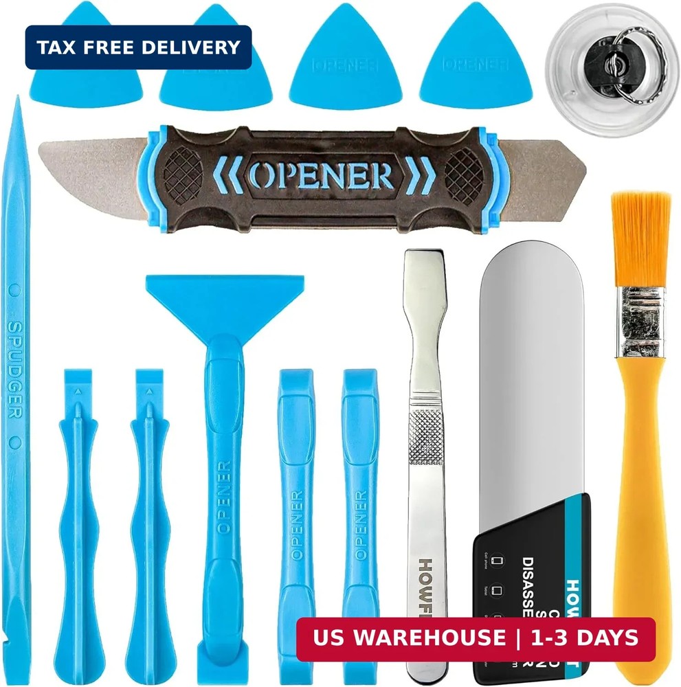HowFixit 15-in-1 Electronics Opening Tool Kit, Professional Anti-Static Spudger