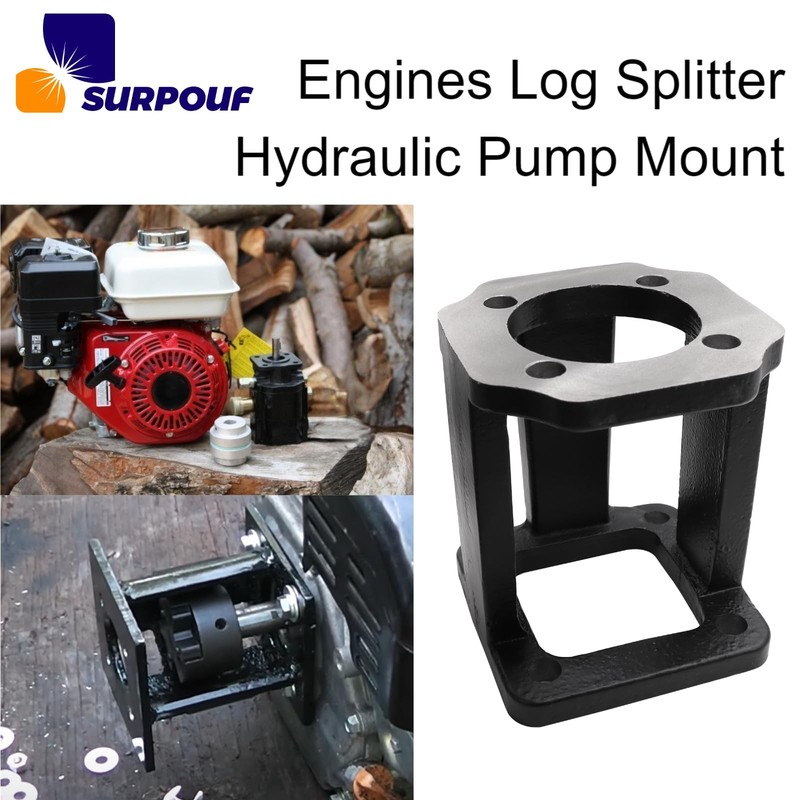 Engines Log Splitter Hydraulic Pump Mount Fit for 5-7 Hp Engines Replacement Bra gallery
