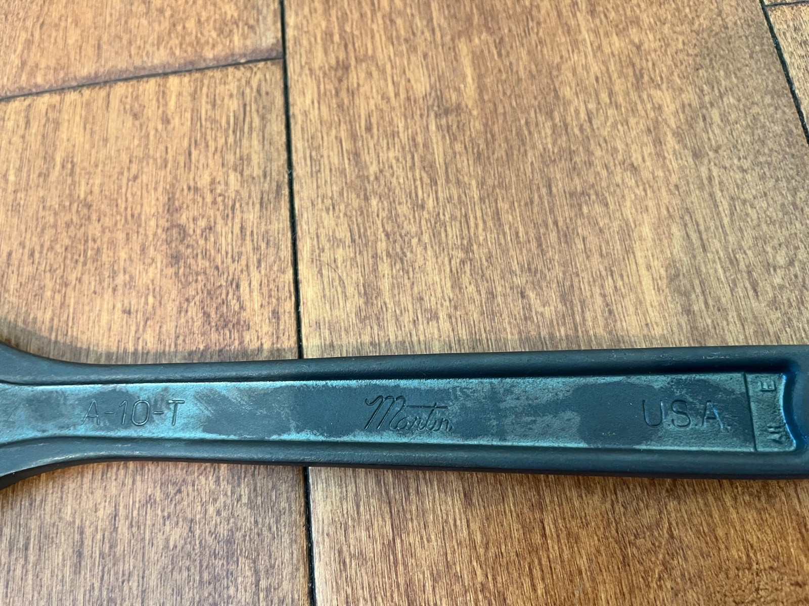 Martin Tools A-10-T 10" Adjustable Wrench Black Oxide Lightweight Made in USA gallery