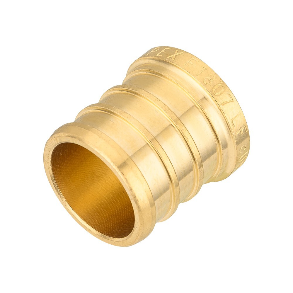 5 PCS EFIELD 1-inch PEX Plug (End Cap) Brass Crimp Fittings, Lead Free gallery