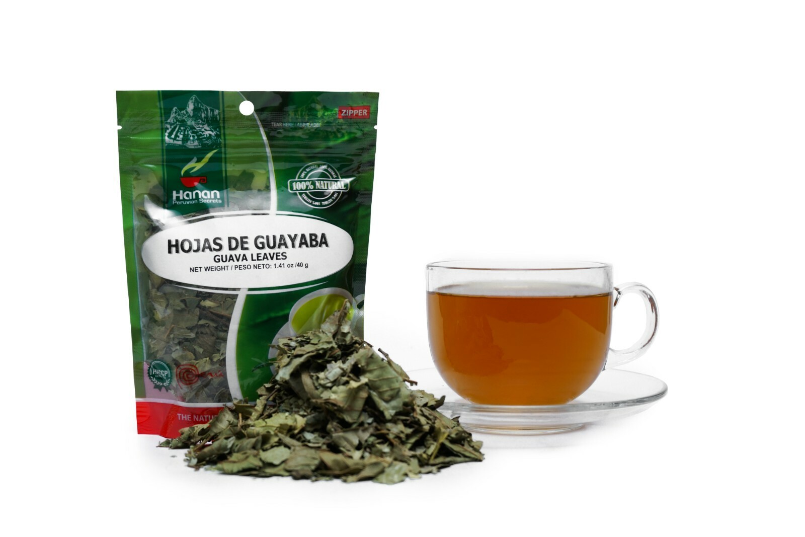 Hanan Peruvian Secrets Hojas De Guayaba Herbal Tea | 100% Natural Guava Leaves gallery