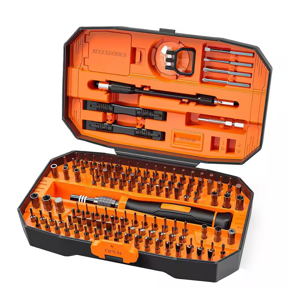Precision Screwdriver Set 152 in 1-Magnetic Tool Kit with Torx Triwing Bits for gallery