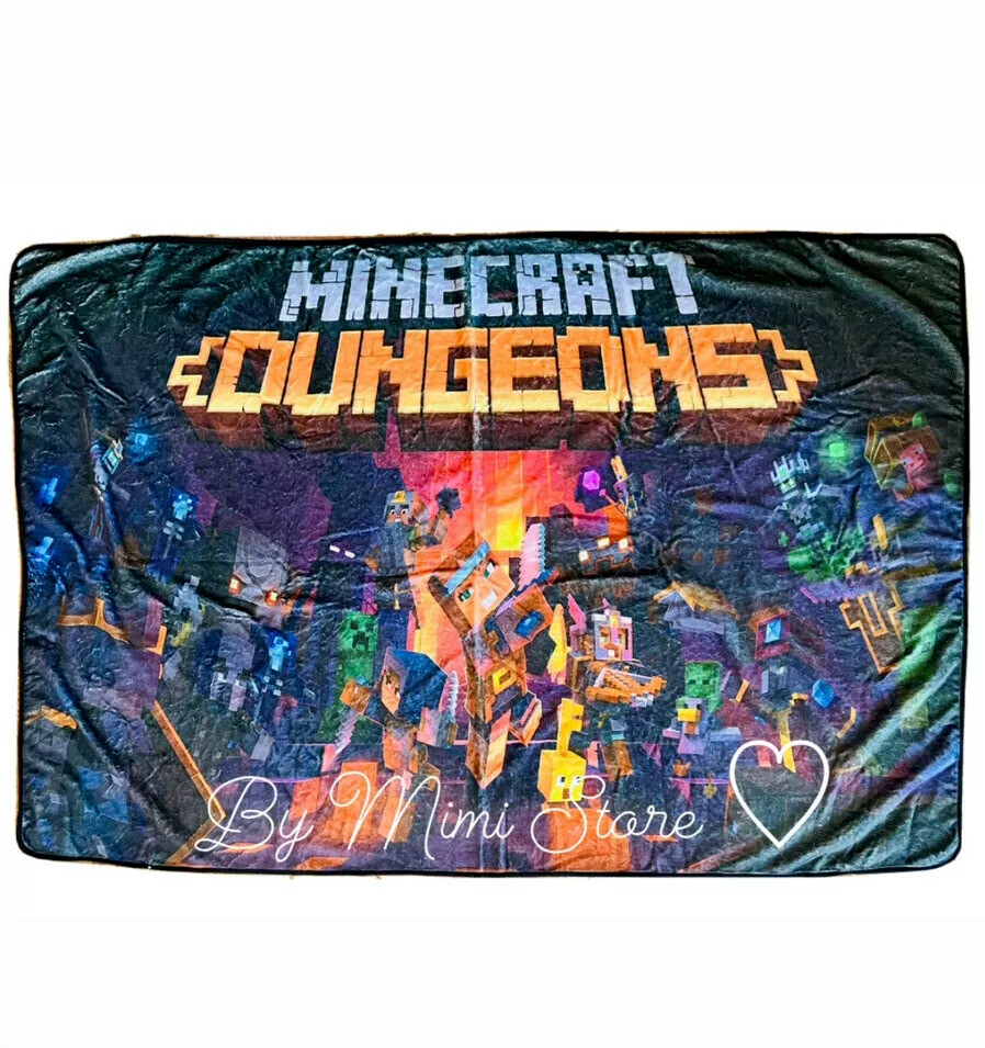 Video Game Minecraft Dungeons Cozy Warm Fleece Throw Blanket 40 x 60 in ] gallery