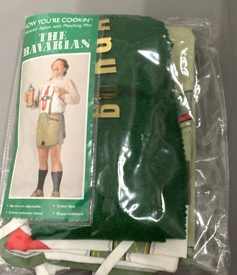 Now You're Cookin' Character Apron no Mitt The Bavarian NEW Grill Master gallery