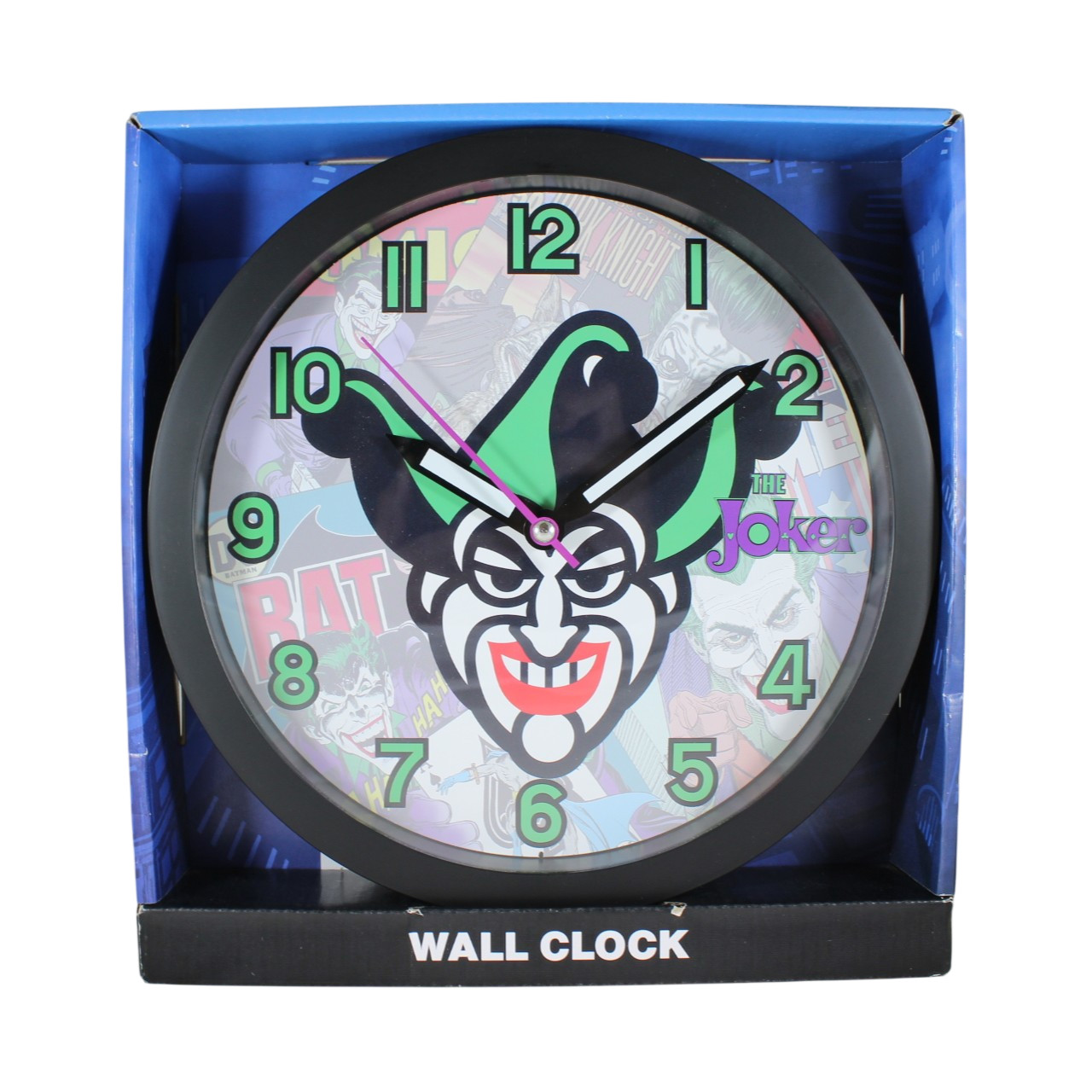 DC Comics Batman The Joker 10" Wall Clock Analog Display gallery
