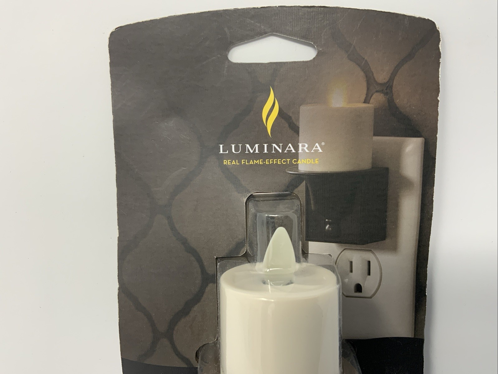 Luminara Flameless Candle Nightlight Light Plug In Dusk To Dawn Sensor Bronze gallery