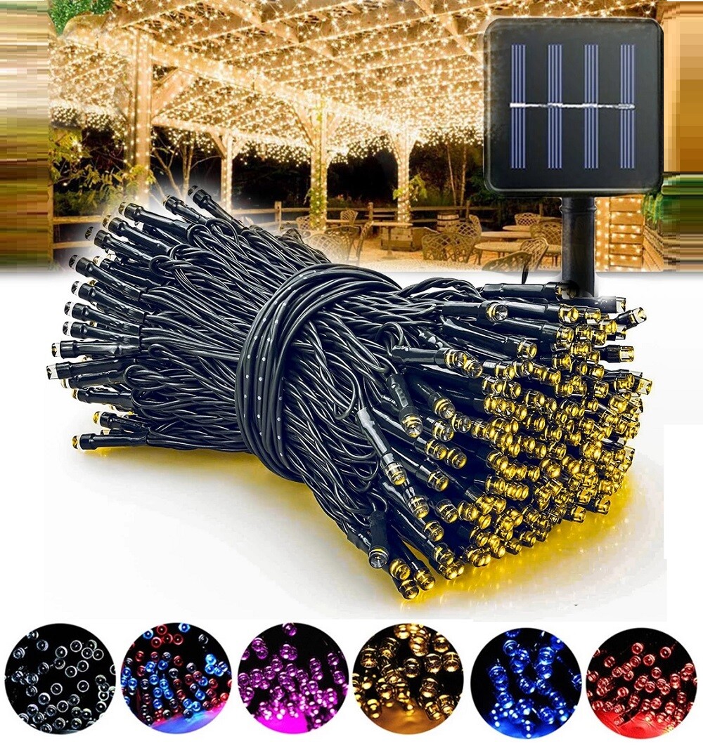 200LED Solar String Lights Outdoor Waterproof Fairy Party Lamp Garden Xmas Decor gallery