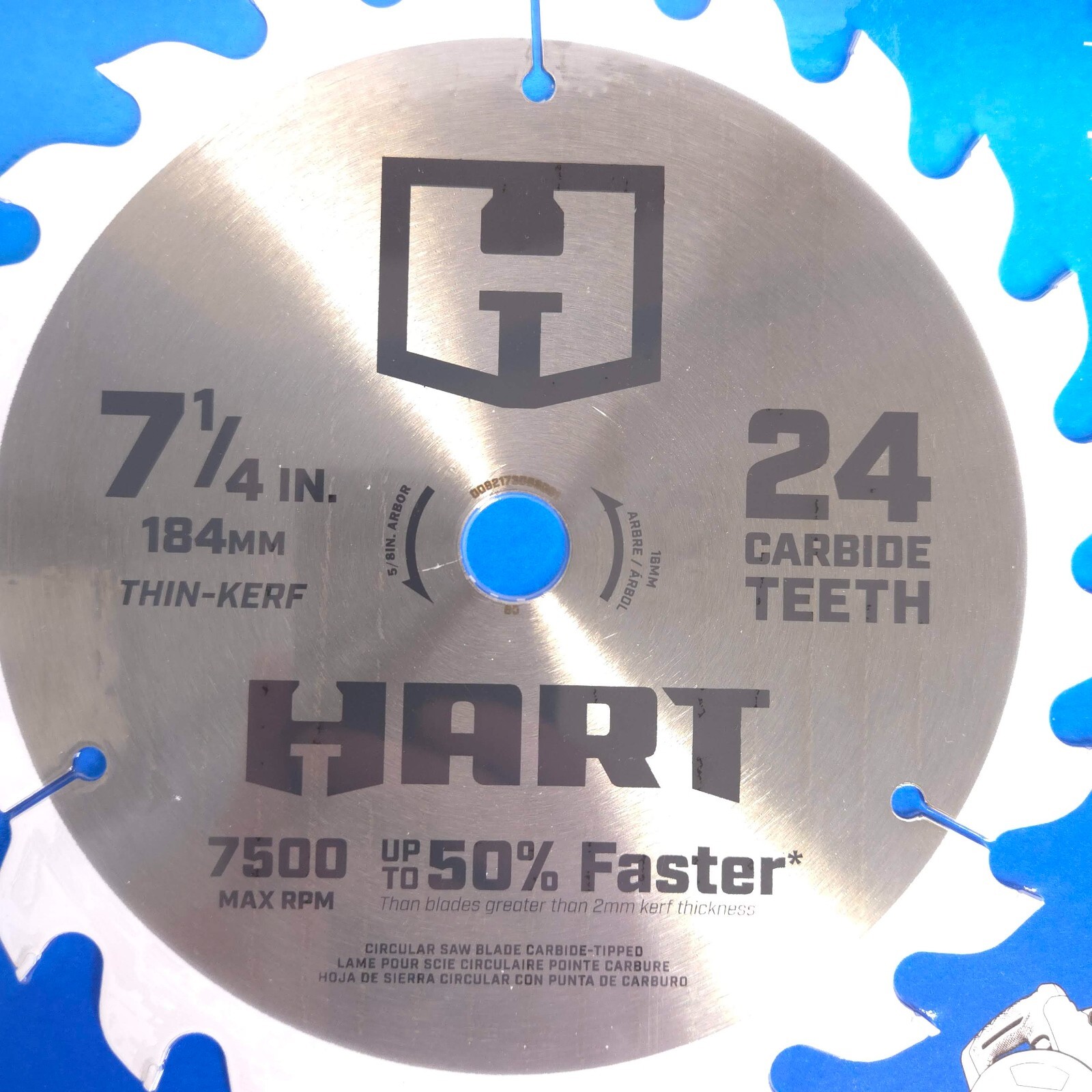 HART 7 1/4 inch 24 Tooth Circular Saw Blade, Carbide Tipped Teeth gallery