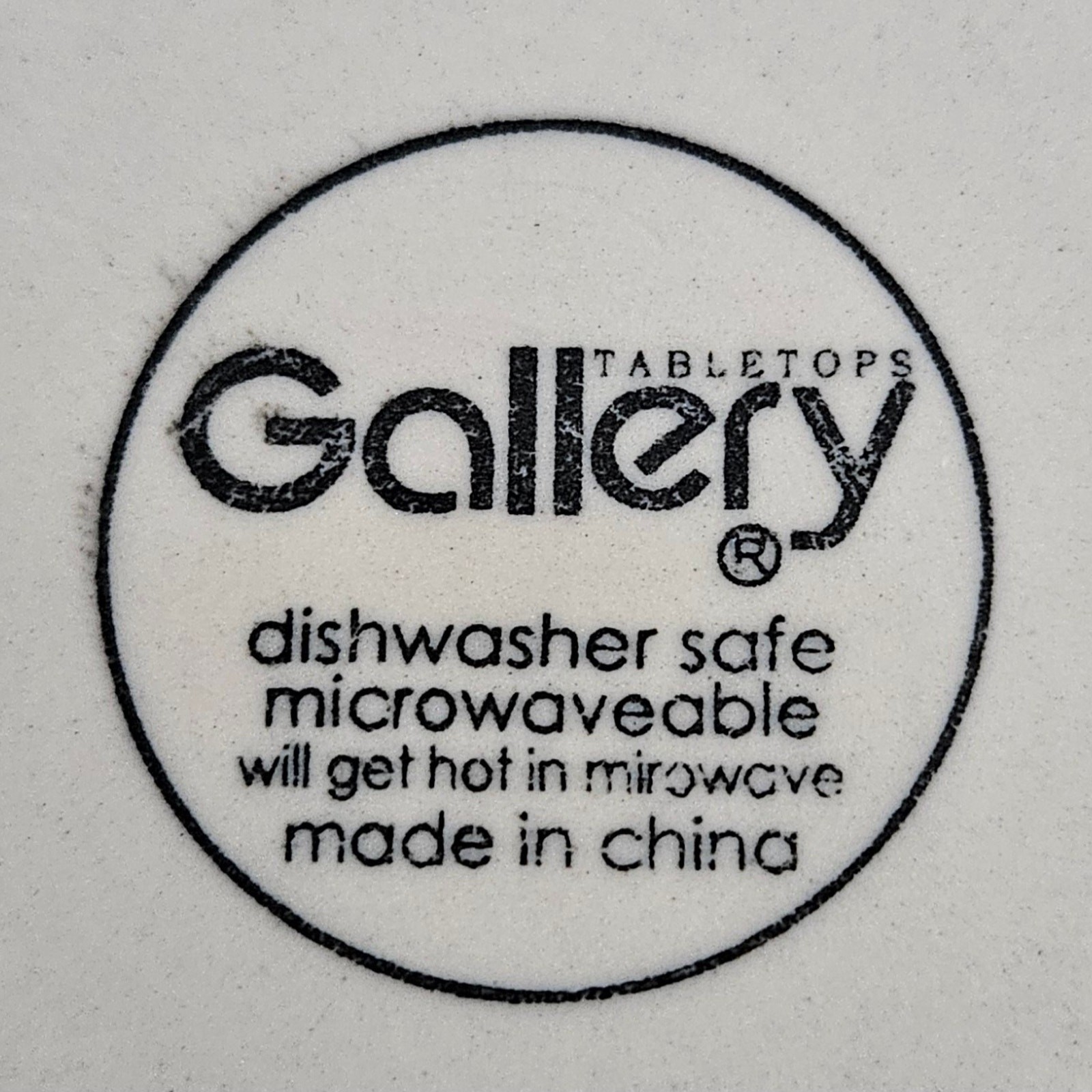 Gallery Tabletops White Stoneware Dinner Plates Set of 4 Minimalist gallery