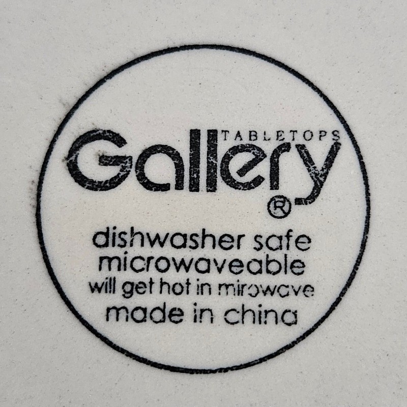 Gallery Tabletops White Stoneware Dinner Plates Set of 4 Minimalist gallery