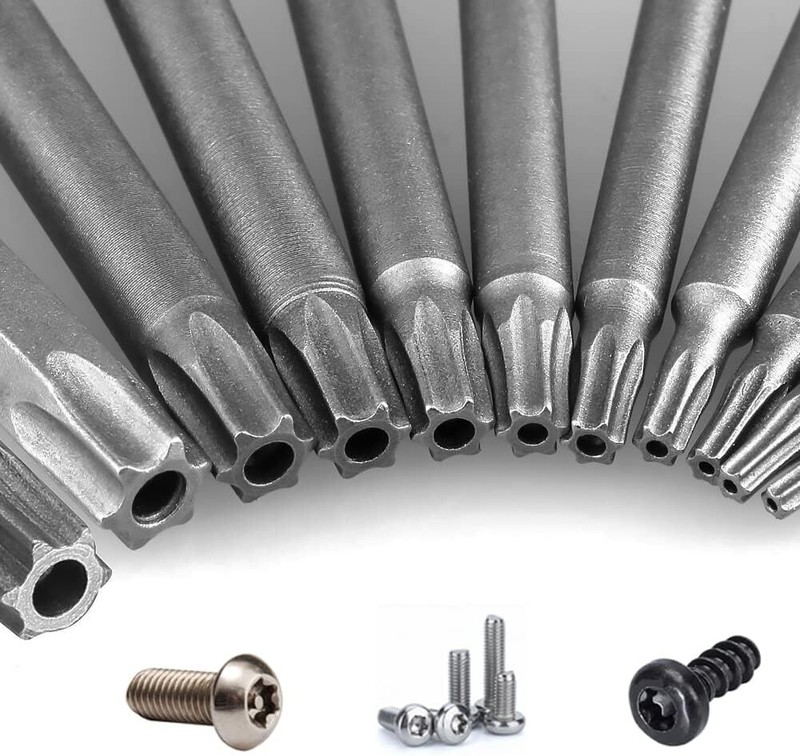 Security Torx Bit Set +Hex Key Allen Bit Set-For Power Drill & Impact Driver Lot gallery