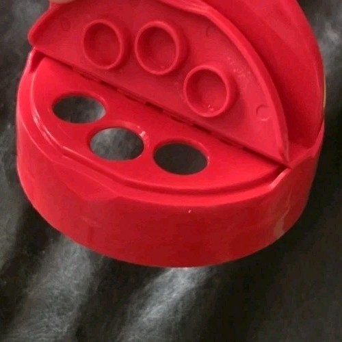 6 Parmesan Cheese Container Lids For Jars Or Craft Supplies Organize LIDS ONLY gallery