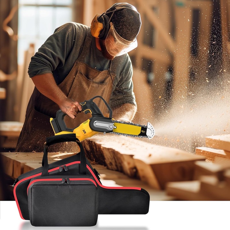 Chainsaw Storage Bag Compatible with DEWALT 20V MAX 8 in Brushless Cordless DCCS gallery