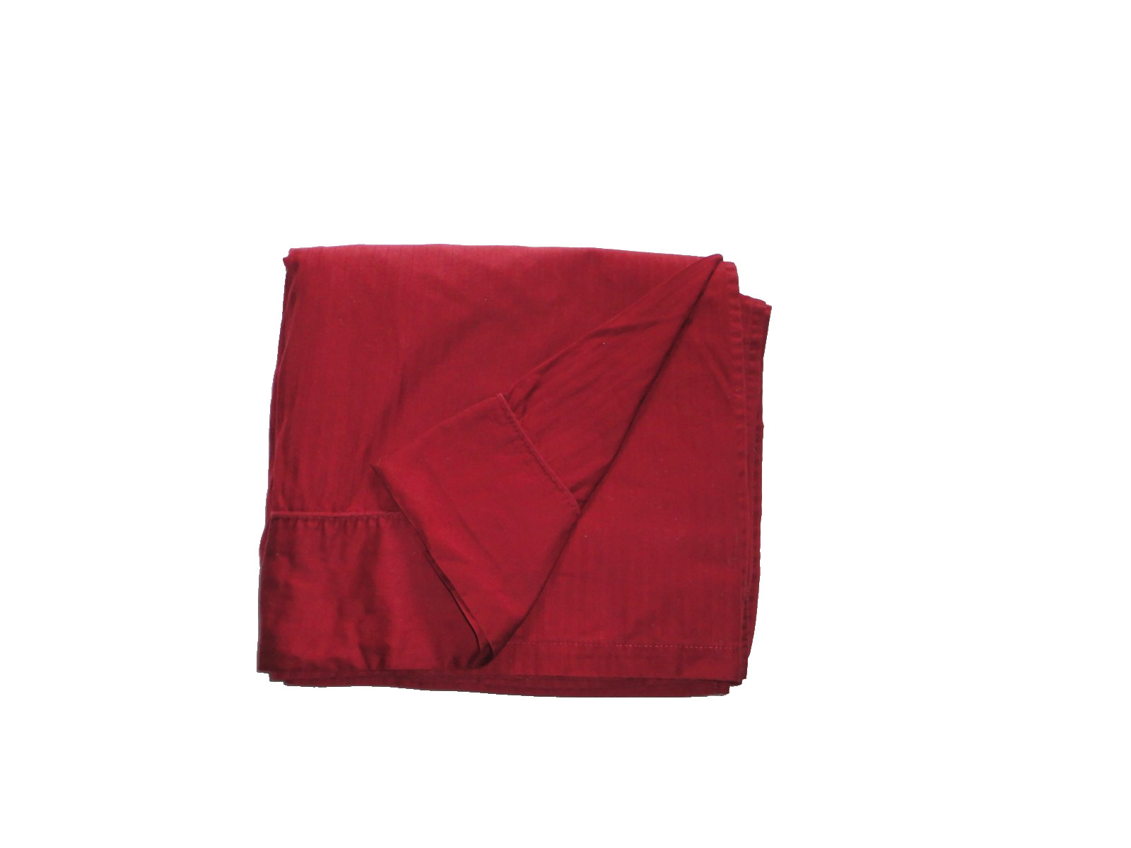 ROYAL SATEEN DOBBY STRIPE RED WINE (1) KING/CALIFORNIA KING FLAT SHEET 102X100 gallery