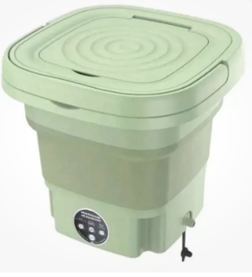 MINI Portable Wash Machine 8lbs Dual Knobs Timer Control Compact Laundry gallery