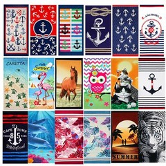 Hencely Soft Turkish Cotton Absorbent Beach Towels 28×57 in